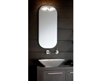 zrcadlo 85x40 cm s halogenovým osvětlením, Idea - výprodej